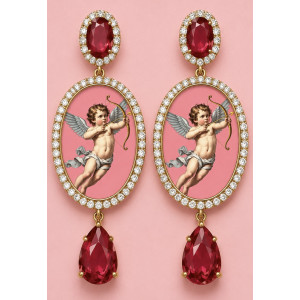 Boucles d'oreilles cupides
