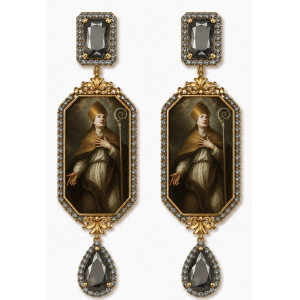 Boucles d'oreilles baroques
