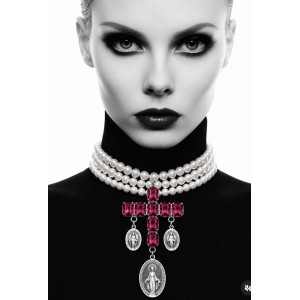 Collier de la reine Croix – Perles de la rivière