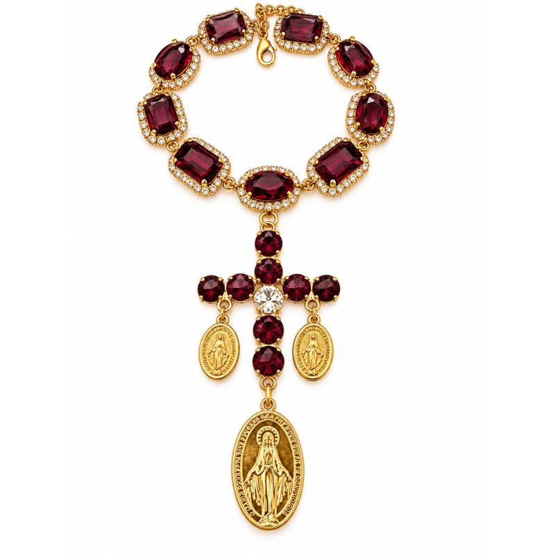 Sacred Burgundy necklace