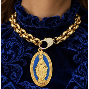 Collana Gioiello Miracolosa Blu