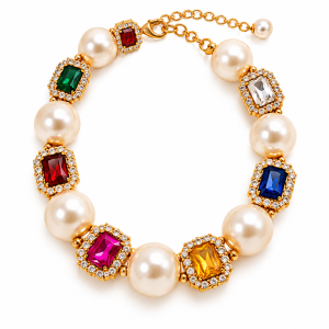 Collier de bijoux multicolore avec maxi perles - TittiBi