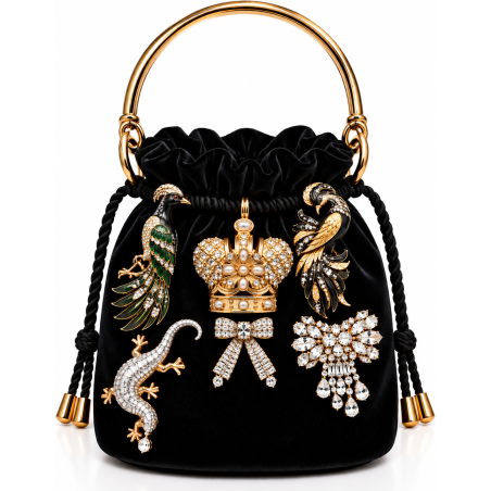 Bolsa de joya de lujo TittiBi - Velvet Royal | Soltero