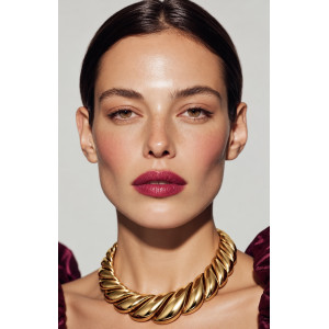 Girocollo Gioiello Gold Sculptural – TittiBi