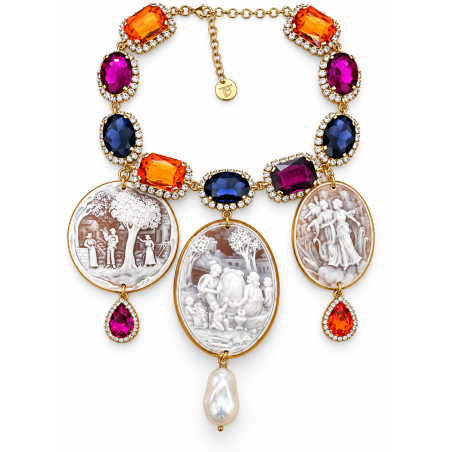 Collier TittiBi - Cameo romantique